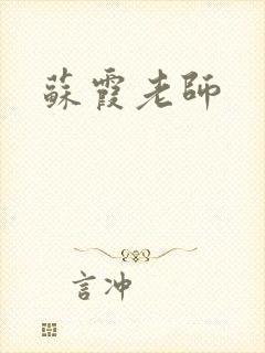 苏霞老师