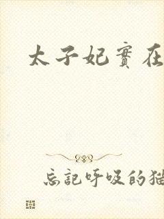 太子妃实在美丽