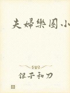 夫妇乐园小说封面