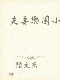 夫妻乐园小说