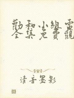 劝和小组电视剧全集免费观看