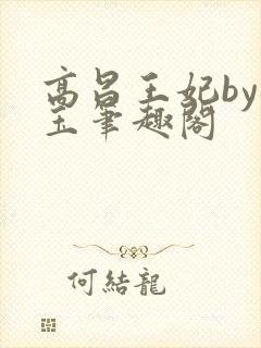 高昌王妃by黛玉笔趣阁