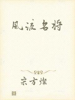 风流名将封面