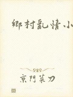 乡村乱情小说