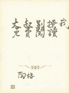 大叔别撩我小说免费阅读封面