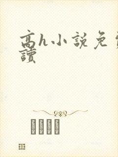 高h小说免费阅读