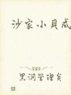 沙家小贝成长记封面