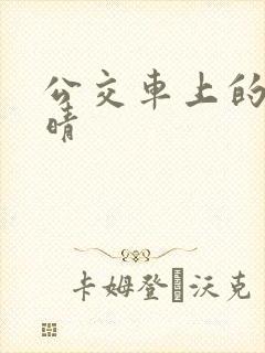 公交车上的诗请晴