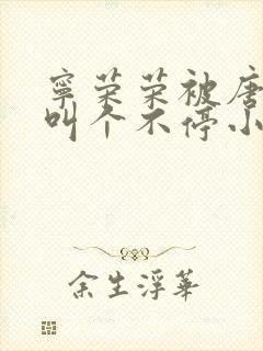 宁荣荣被唐三桶叫个不停小说封面