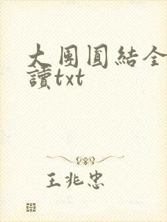 大团圆结全文阅读txt