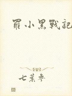 罗小黑战记小说