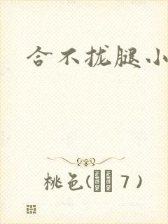 合不拢腿小说
