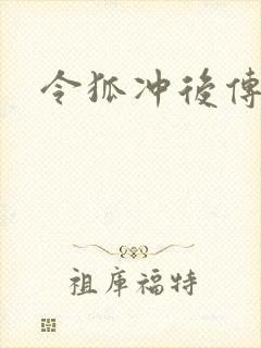 令狐冲后传封面