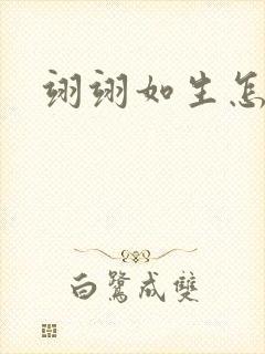翊翊如生怎么读