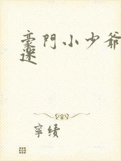 豪门小少爷是财迷封面