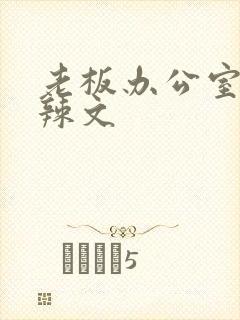 老板办公室系列辣文封面