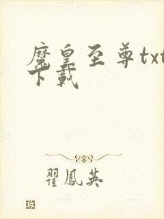 魔皇至尊txt下载