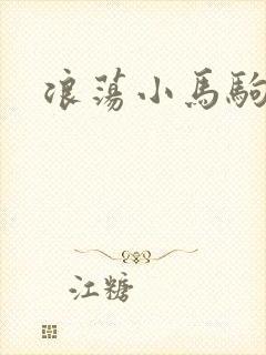 浪荡小马驹封面