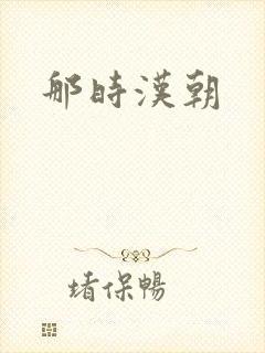 那时汉朝