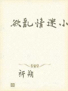 欲乱情迷小说