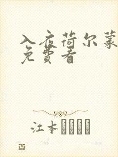 入夜荷尔蒙电影免费看封面