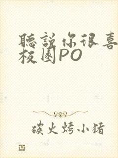 听说你很喜欢我校园PO