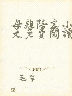 母亲陪客小说全文免费阅读封面