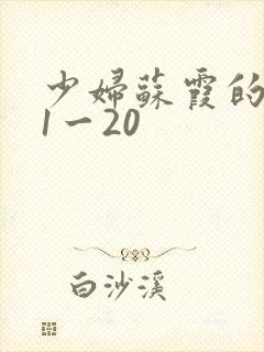 少妇苏霞的沉沦1一20