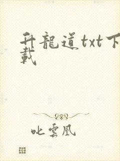 升龙道txt下载