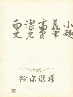 白洁高义小说全文免费笔趣阁在线阅读封面
