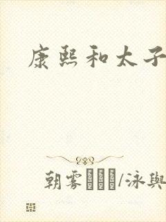 康熙和太子妃封面