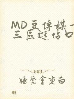 MD豆传媒一二三区进站口在线