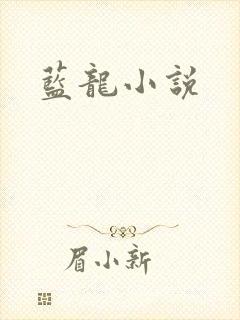 蓝龙小说封面