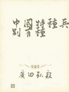 中国特种兵之特别有种封面