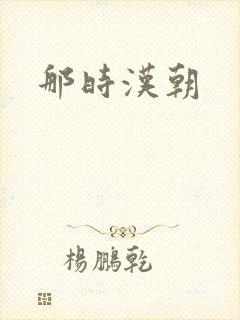 那时汉朝
