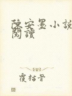 陈安墨小说免费阅读