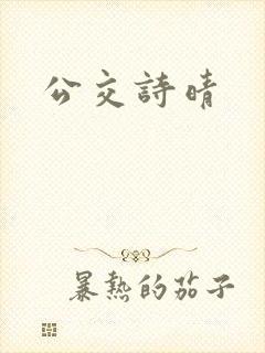 公交诗晴