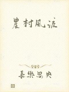 农村风流封面