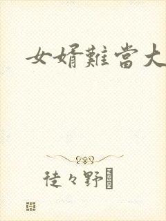 女婿难当大结局