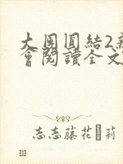 大团圆结2亲情会阅读全文