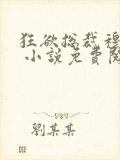 狂欲总裁穆非雪 小说免费阅读封面