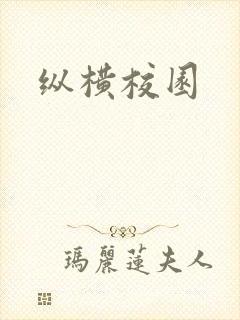 纵横校园封面