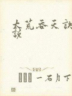 太荒吞天诀 小说