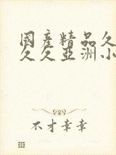 国产精品久久久久久亚洲小说