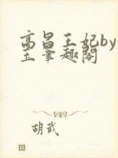 高昌王妃by黛玉笔趣阁