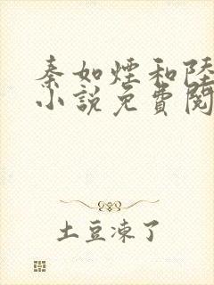 秦如烟和陆景琛小说免费阅读