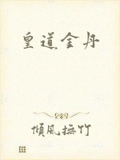 皇道金丹封面