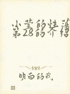小莹的性荡生活第28的介绍