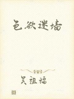 色欲迷墙封面