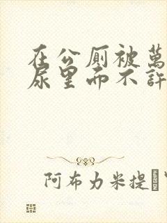 在公厕被万人c尿里面不许漏